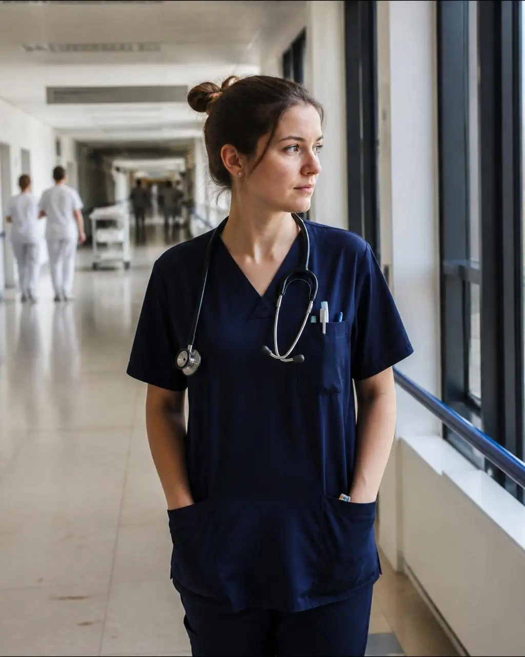 Healthcare professional at work
